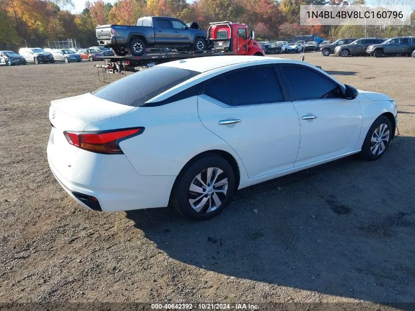 2020 Nissan Altima S VIN: 1N4BL4BV8LC160796 Lot: 40642392