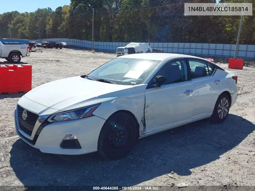 2020 Nissan Altima S Fwd VIN: 1N4BL4BVXLC185814 Lot: 40644385