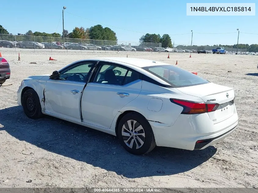 2020 Nissan Altima S Fwd VIN: 1N4BL4BVXLC185814 Lot: 40644385