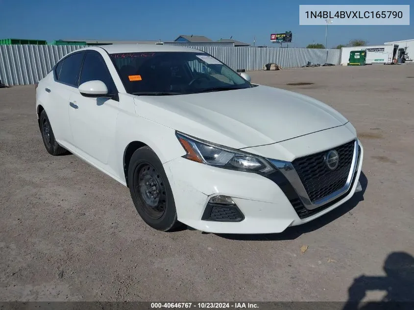 2020 Nissan Altima S Fwd VIN: 1N4BL4BVXLC165790 Lot: 40646767