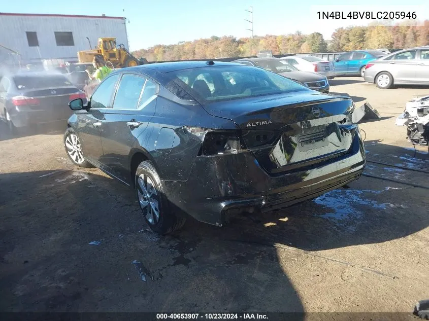 2020 Nissan Altima S Fwd VIN: 1N4BL4BV8LC205946 Lot: 40653907