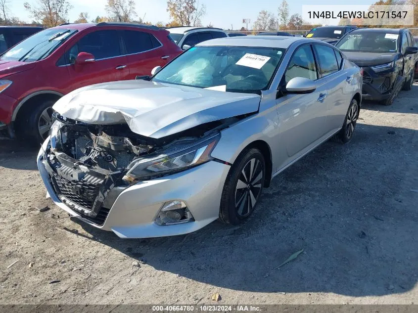 2020 Nissan Altima Sl Intelligent Awd VIN: 1N4BL4EW3LC171547 Lot: 40664780