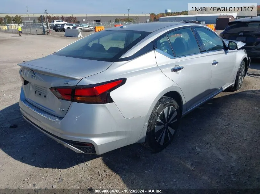 2020 Nissan Altima Sl Intelligent Awd VIN: 1N4BL4EW3LC171547 Lot: 40664780