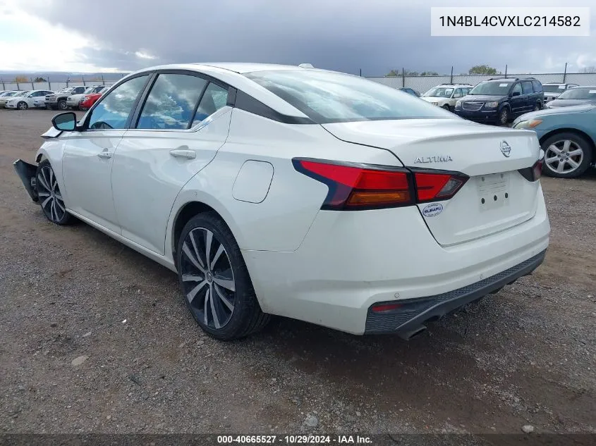 2020 Nissan Altima Sr Fwd VIN: 1N4BL4CVXLC214582 Lot: 40665527