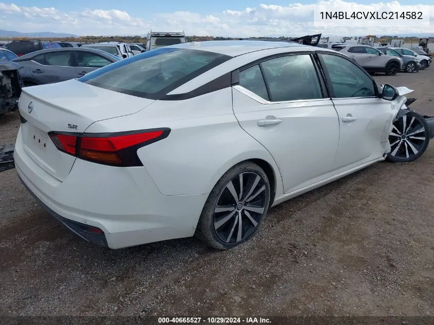 2020 Nissan Altima Sr Fwd VIN: 1N4BL4CVXLC214582 Lot: 40665527