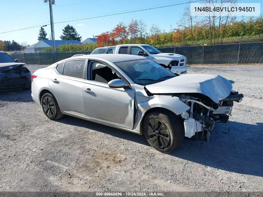 1N4BL4BV1LC194501 2020 Nissan Altima S