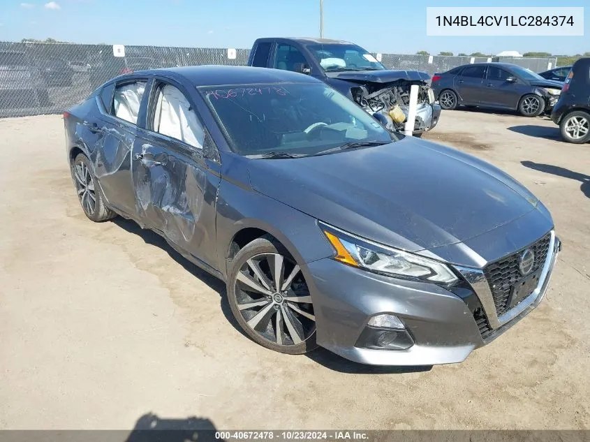 2020 Nissan Altima Sr Fwd VIN: 1N4BL4CV1LC284374 Lot: 40672478