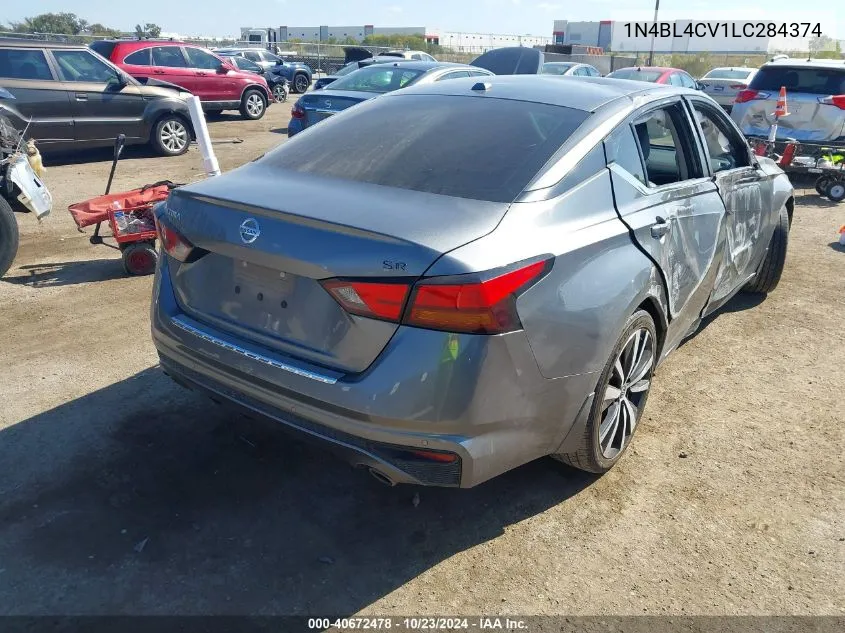 2020 Nissan Altima Sr Fwd VIN: 1N4BL4CV1LC284374 Lot: 40672478