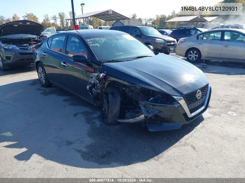 2020 Nissan Altima S Fwd VIN: 1N4BL4BV8LC120931 Lot: 40677514