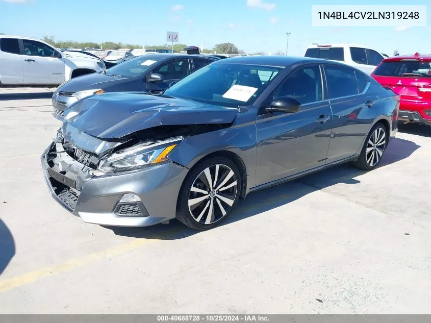 2020 Nissan Altima Sr Fwd VIN: 1N4BL4CV2LN319248 Lot: 40688728