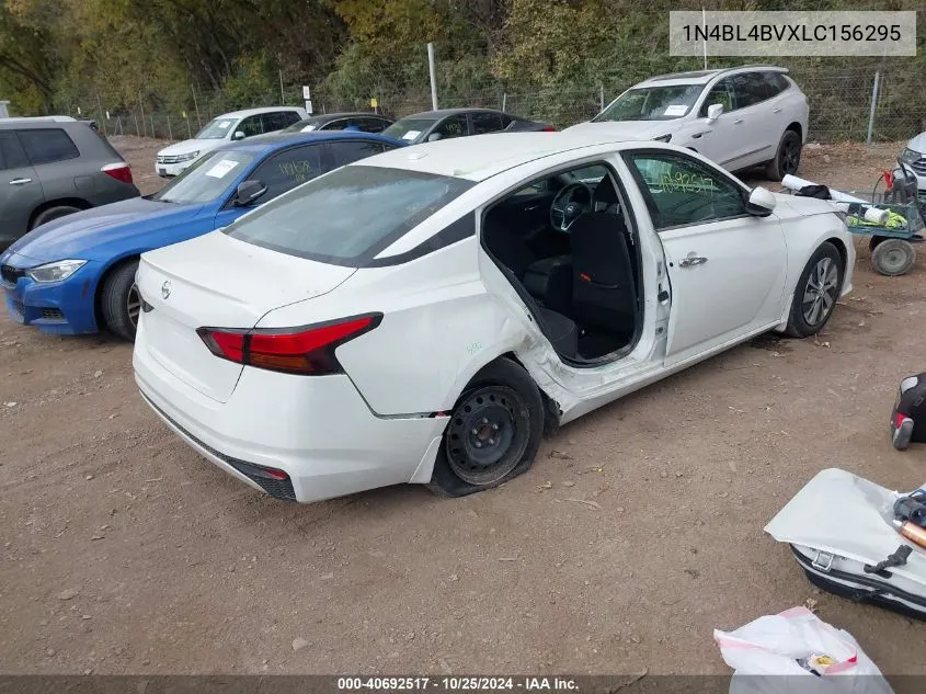 2020 Nissan Altima S Fwd VIN: 1N4BL4BVXLC156295 Lot: 40692517