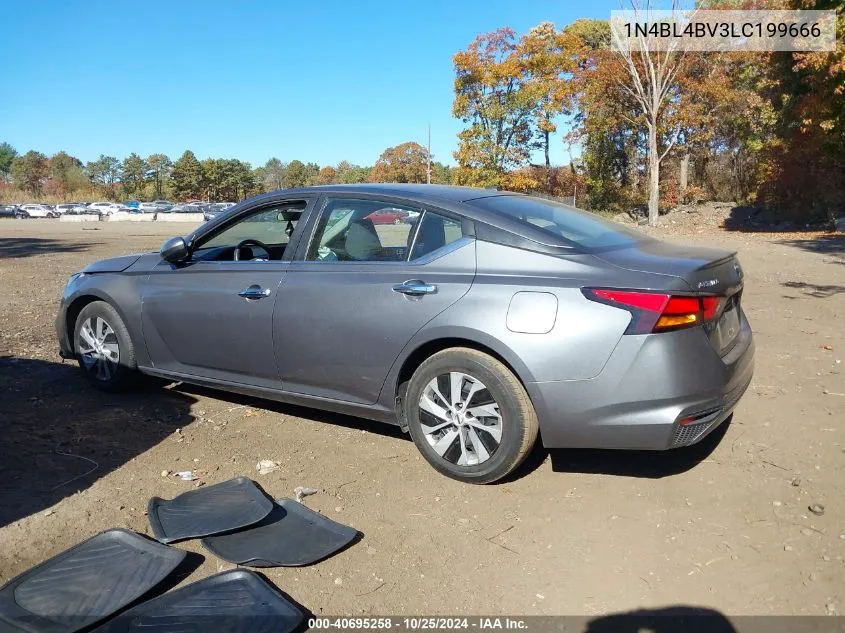 2020 Nissan Altima S Fwd VIN: 1N4BL4BV3LC199666 Lot: 40695258