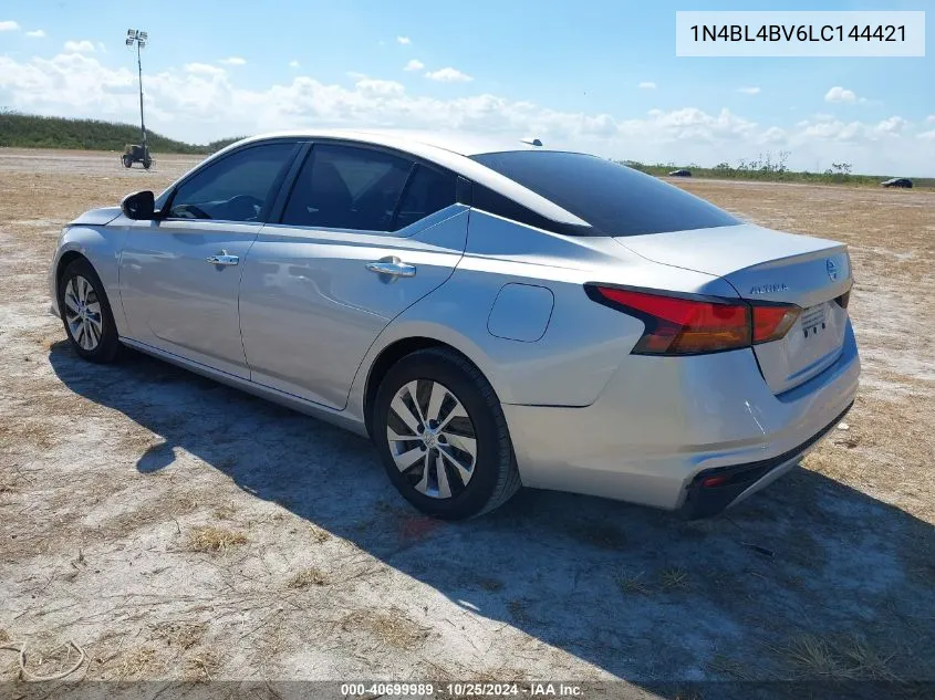 2020 Nissan Altima S Fwd VIN: 1N4BL4BV6LC144421 Lot: 40699989