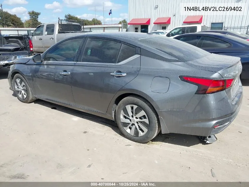 2020 Nissan Altima S Fwd VIN: 1N4BL4BV2LC269402 Lot: 40700844