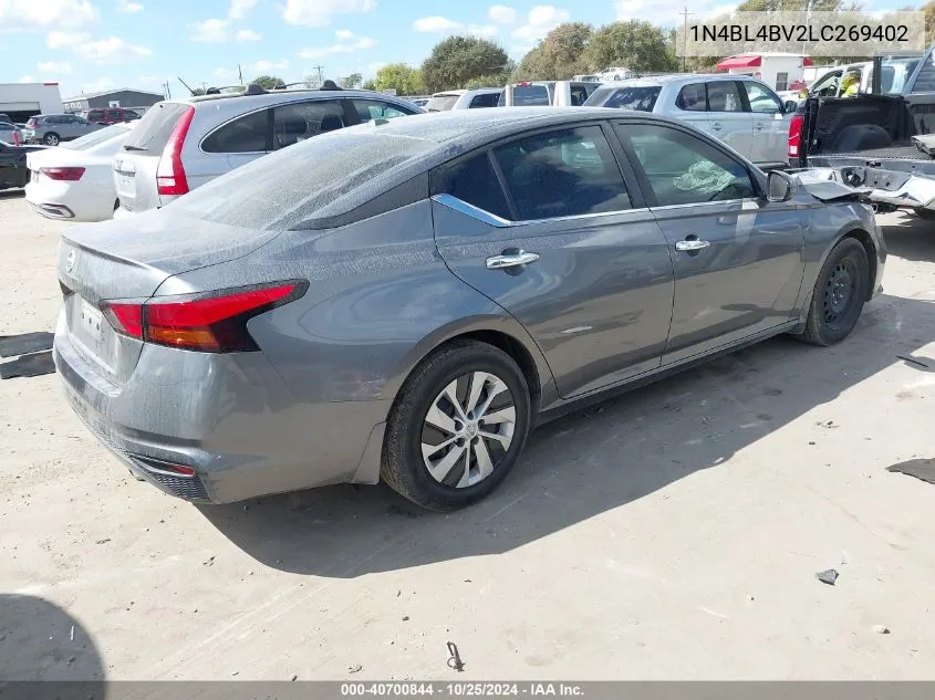 2020 Nissan Altima S Fwd VIN: 1N4BL4BV2LC269402 Lot: 40700844