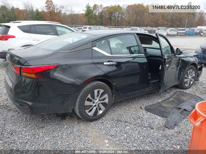 2020 Nissan Altima S Fwd VIN: 1N4BL4BV7LC235200 Lot: 40710539