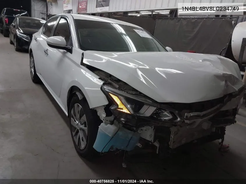 2020 Nissan Altima S Fwd VIN: 1N4BL4BV8LC234749 Lot: 40756825