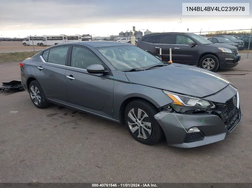 1N4BL4BV4LC239978 2020 Nissan Altima S Fwd