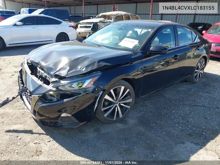 2020 Nissan Altima Sr Fwd VIN: 1N4BL4CVXLC183155 Lot: 40764381