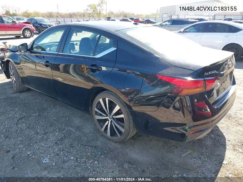 2020 Nissan Altima Sr Fwd VIN: 1N4BL4CVXLC183155 Lot: 40764381