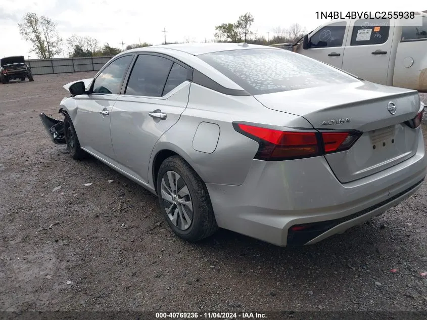 2020 Nissan Altima S Fwd VIN: 1N4BL4BV6LC255938 Lot: 40769236