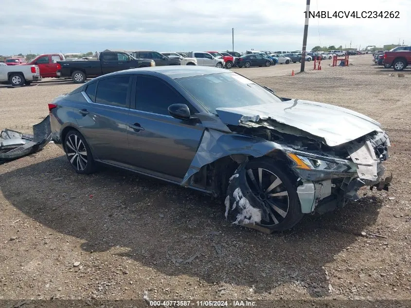 1N4BL4CV4LC234262 2020 Nissan Altima Sr Fwd