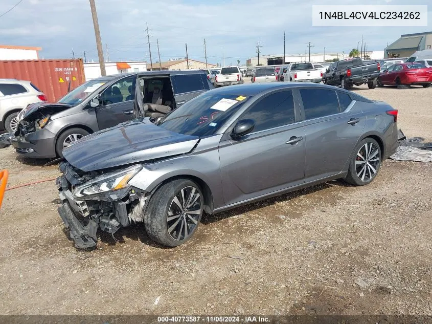 1N4BL4CV4LC234262 2020 Nissan Altima Sr Fwd