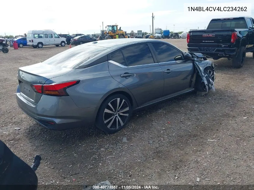 1N4BL4CV4LC234262 2020 Nissan Altima Sr Fwd