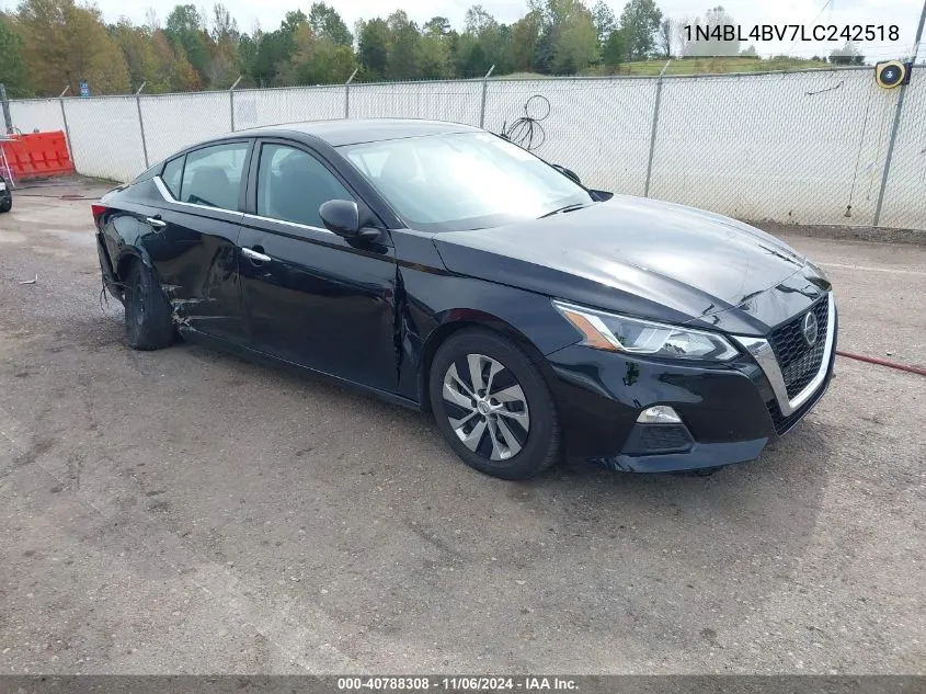 2020 Nissan Altima S Fwd VIN: 1N4BL4BV7LC242518 Lot: 40788308