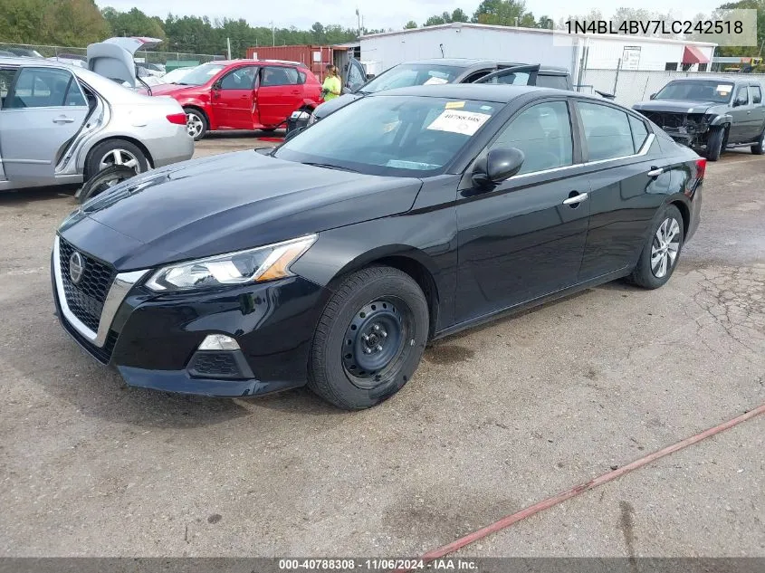 2020 Nissan Altima S Fwd VIN: 1N4BL4BV7LC242518 Lot: 40788308