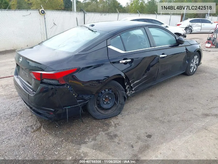 2020 Nissan Altima S Fwd VIN: 1N4BL4BV7LC242518 Lot: 40788308