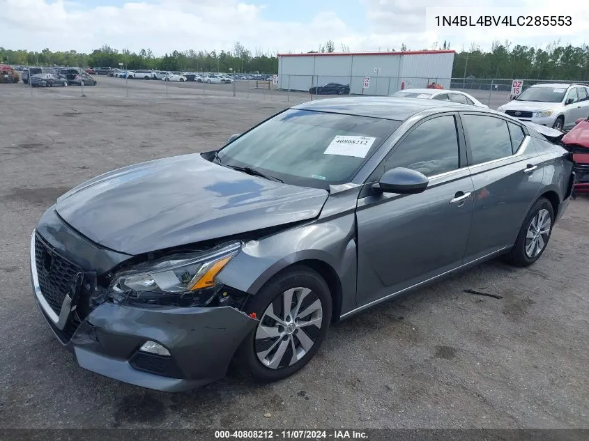 2020 Nissan Altima S Fwd VIN: 1N4BL4BV4LC285553 Lot: 40808212