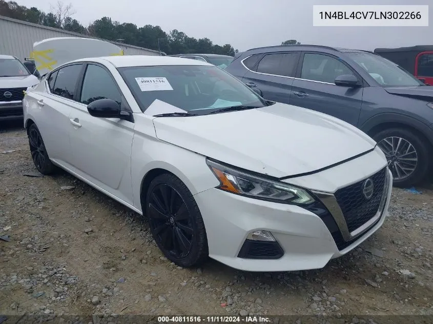 2020 Nissan Altima Sr Fwd VIN: 1N4BL4CV7LN302266 Lot: 40811516