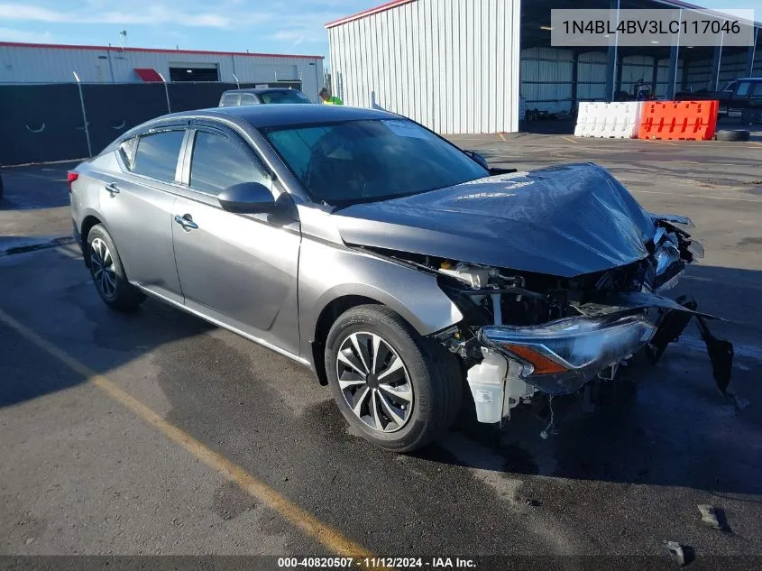 2020 Nissan Altima S Fwd VIN: 1N4BL4BV3LC117046 Lot: 40820507