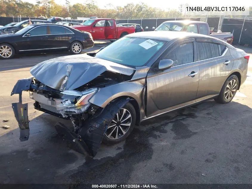 2020 Nissan Altima S Fwd VIN: 1N4BL4BV3LC117046 Lot: 40820507