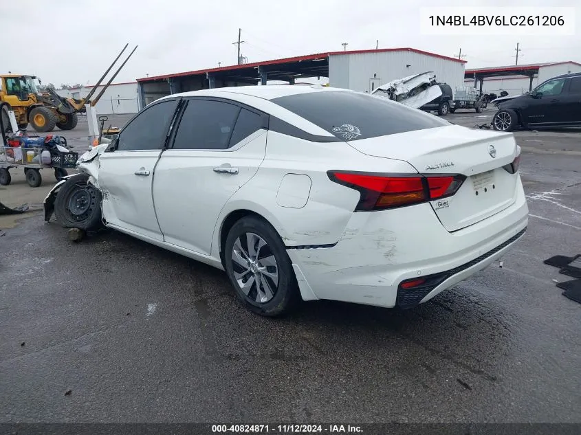 2020 Nissan Altima S Fwd VIN: 1N4BL4BV6LC261206 Lot: 40824871