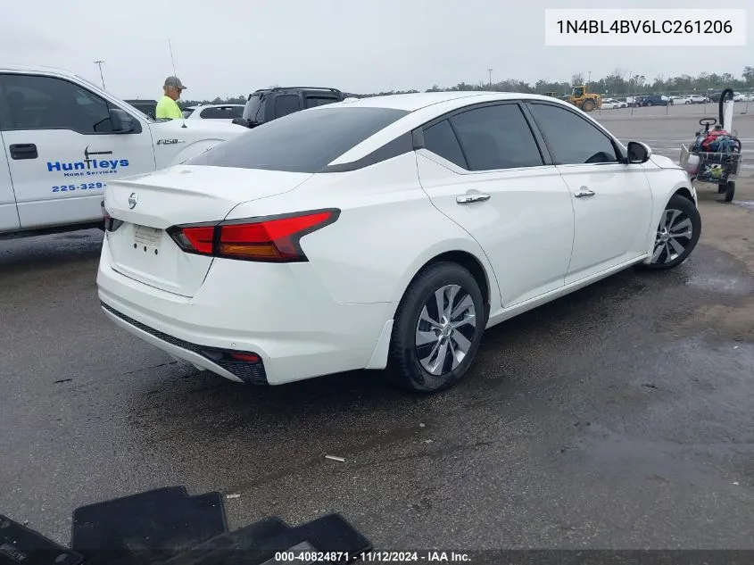 2020 Nissan Altima S Fwd VIN: 1N4BL4BV6LC261206 Lot: 40824871