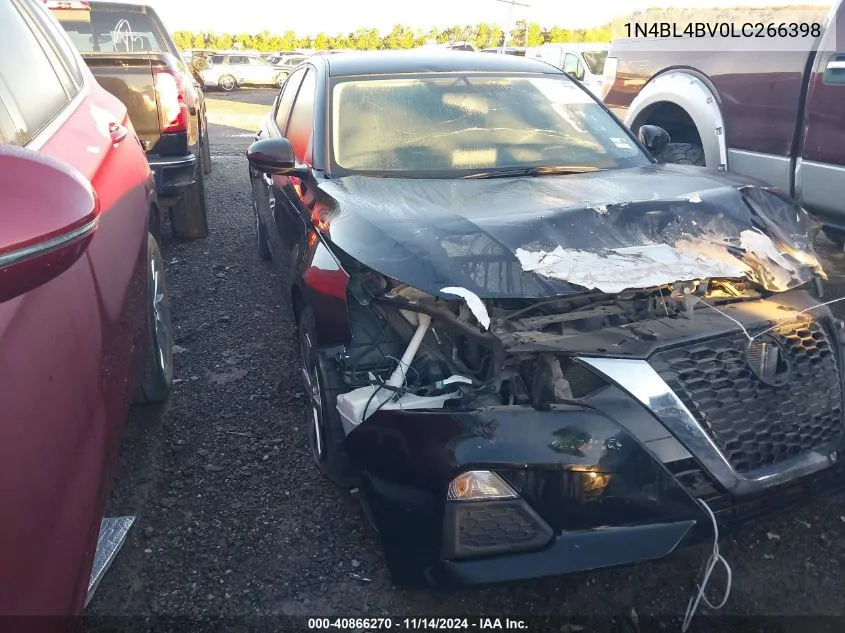 2020 Nissan Altima S Fwd VIN: 1N4BL4BV0LC266398 Lot: 40866270