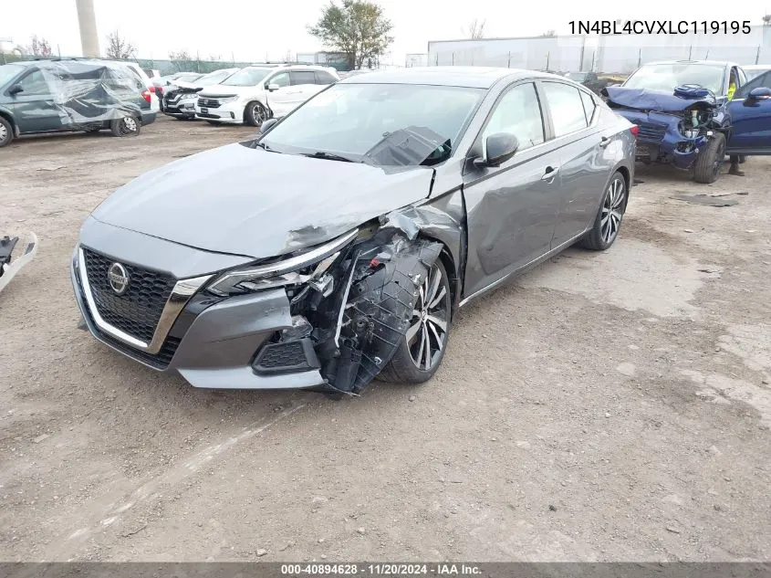 2020 Nissan Altima Sr Fwd VIN: 1N4BL4CVXLC119195 Lot: 40894628