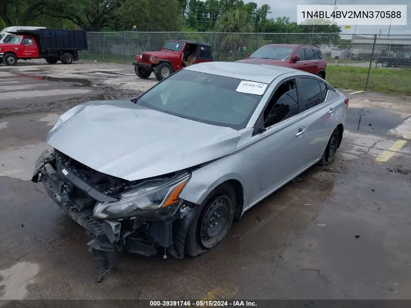 2021 Nissan Altima S Fwd VIN: 1N4BL4BV2MN370588 Lot: 39391746