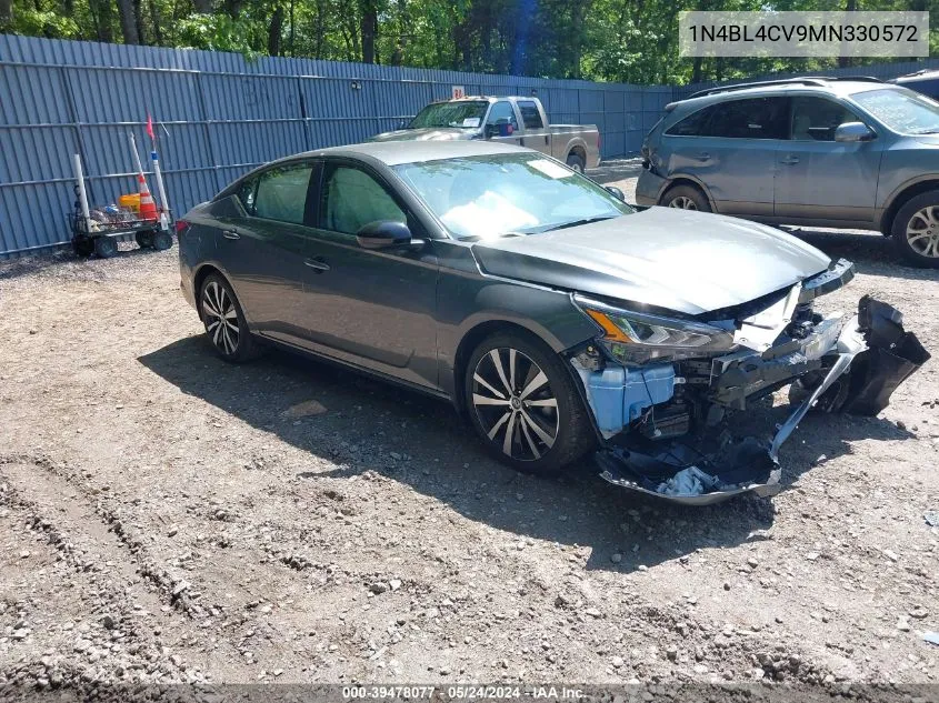 2021 Nissan Altima Sr Fwd VIN: 1N4BL4CV9MN330572 Lot: 39478077