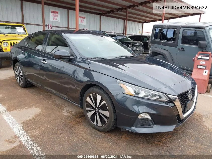 2021 Nissan Altima Sv Fwd VIN: 1N4BL4DV4MN394632 Lot: 39660686