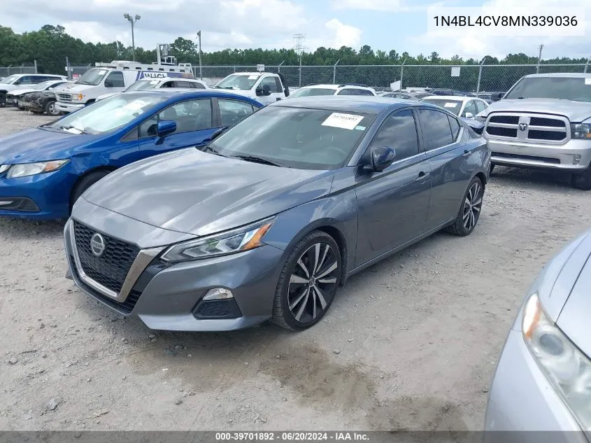 2021 Nissan Altima Sr VIN: 1N4BL4CV8MN339036 Lot: 39701892