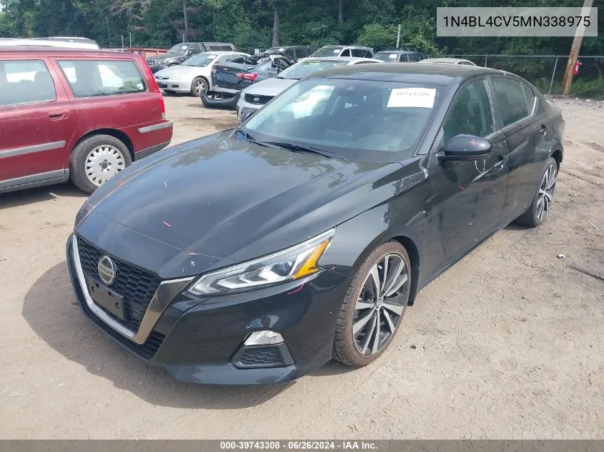 2021 Nissan Altima Sr Fwd VIN: 1N4BL4CV5MN338975 Lot: 39743308