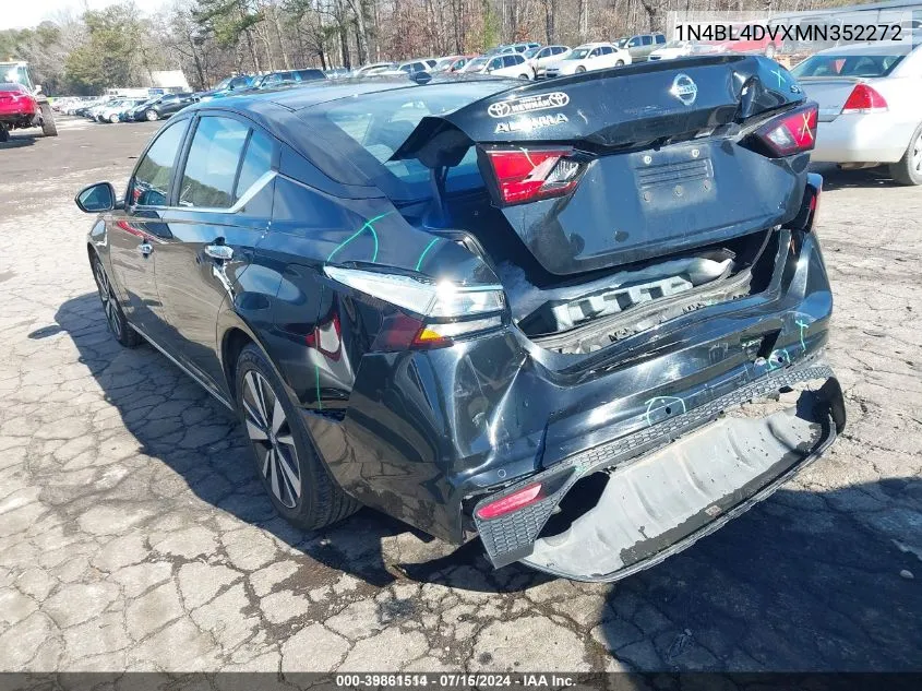 2021 Nissan Altima Sv Fwd VIN: 1N4BL4DVXMN352272 Lot: 39861514