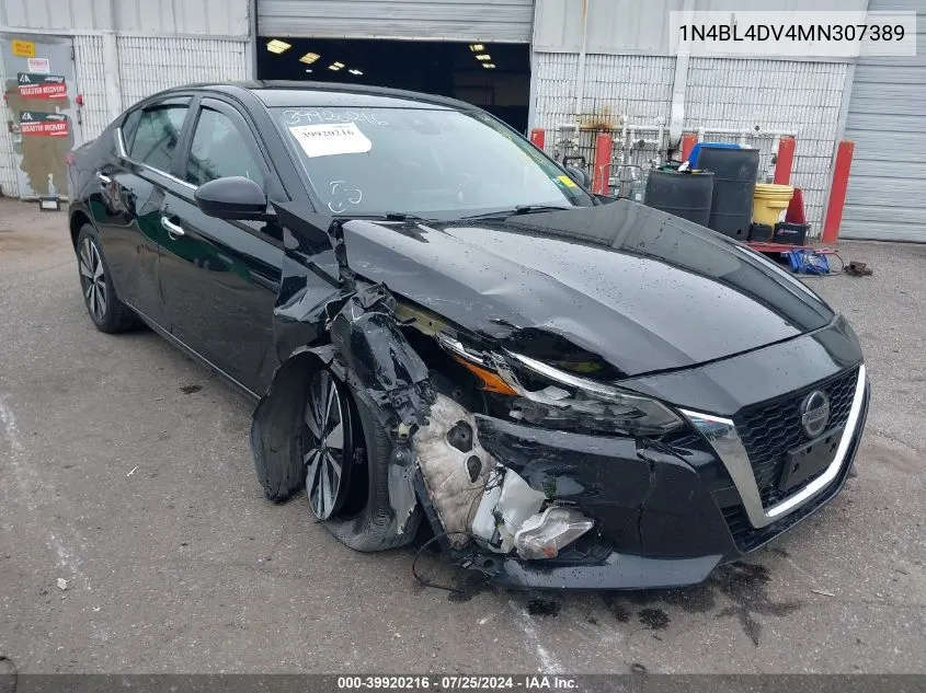 2021 Nissan Altima Sv Fwd VIN: 1N4BL4DV4MN307389 Lot: 39920216