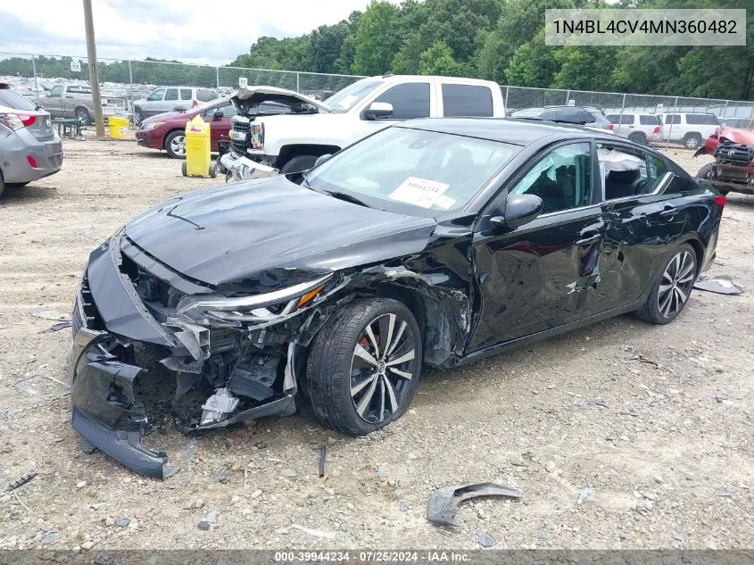 1N4BL4CV4MN360482 2021 Nissan Altima Sr Fwd