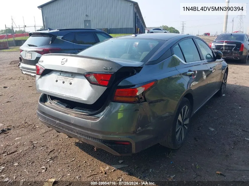 1N4BL4DV5MN390394 2021 Nissan Altima Sv Fwd