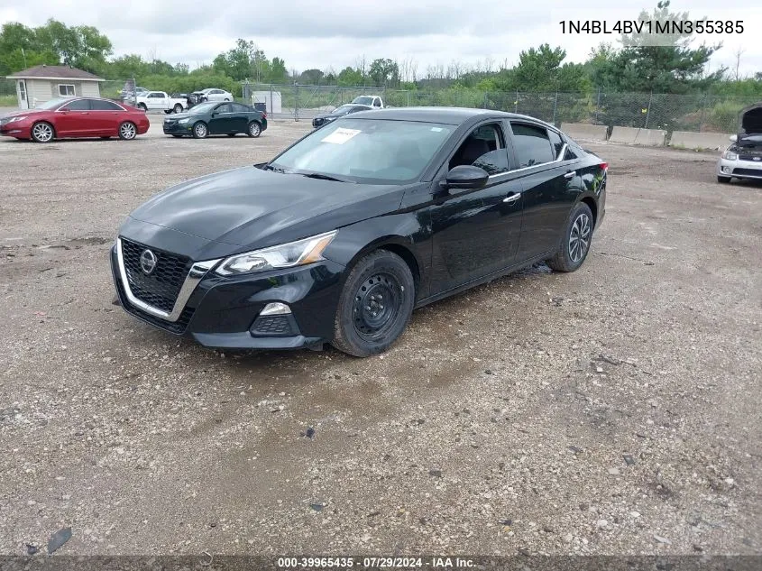 2021 Nissan Altima S Fwd VIN: 1N4BL4BV1MN355385 Lot: 39965435