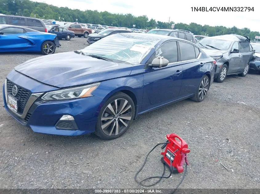 1N4BL4CV4MN332794 2021 Nissan Altima Sr Fwd